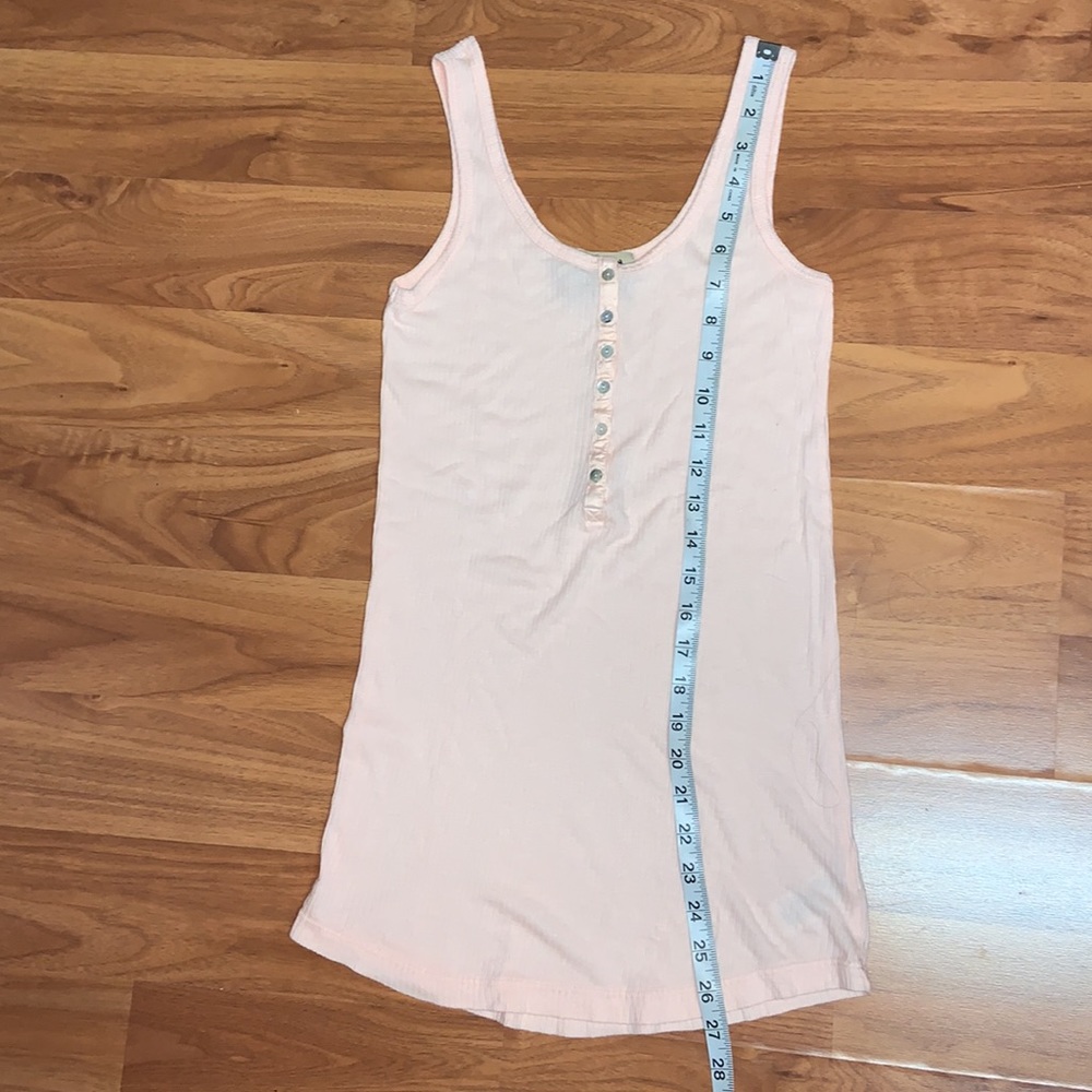 Original Juicy Couture Ribbed Henley Tank Top - Picture 4 of 6